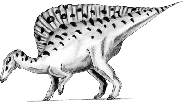 Ouranosaurus by Nobu Tamura ouranosaurus